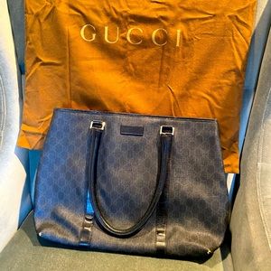 Gucci coated canvas tote